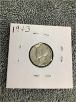 1943 Mercury Dime