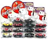 (7) 1:64 2001 Mattel Matchbox Coca-Cola Polar Bear