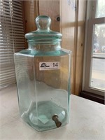 LARGE GLASS DISPENSER WITH FRONT TAP