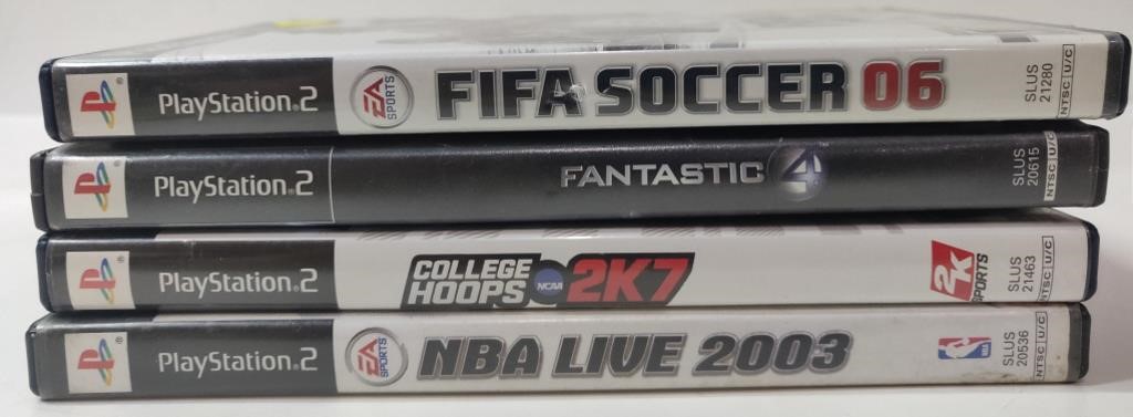 Playstation 2 Soccer, Basketball, etc.