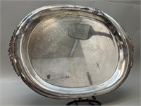Large Silverplated Tray VTG