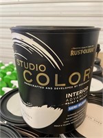 1 Gallon of White Indoor paint- color Fresh Sheet