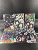 DC comics Batwoman #96 from '94, and 5 X-files com