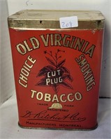 OLD VIRGINIA TOBACCO TIN