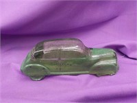 Early glass car candy container
