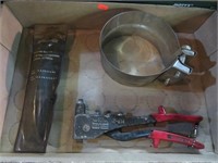 Exhaust clamp, Allan key set, Rivet gun