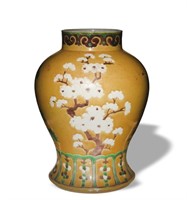 Chinese Yellow Sancai Ginger Jar, 19th Century