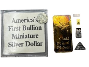 Mini Bullion Silver, Replica Gold Bar
