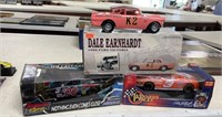 Three 1/24 Dale Earnhardt Model Cars