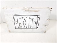 NEW Metal Exit Sign
