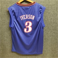 Allen Iverson,Reebok,Sixers Jersey, Size XL 18-20