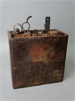 Antique Razor Box w/ Razors