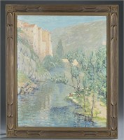Unknown, Impressionist landscape, 19th / 20th cen.