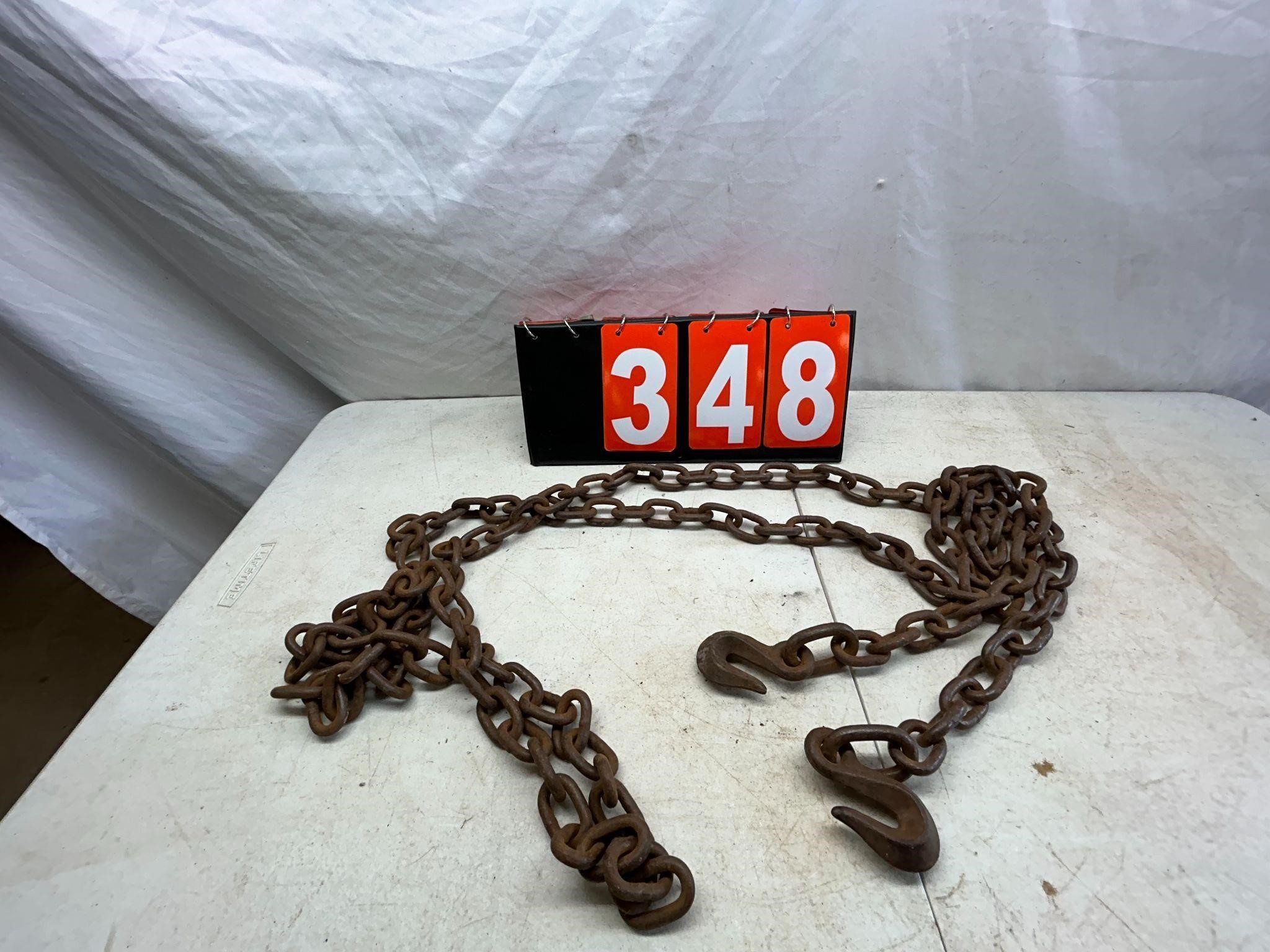 13' log chain with hooks