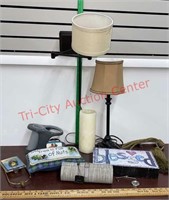 Home Decor & Ladies Items. Wall lamp, Table lamp,