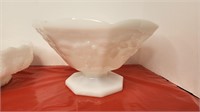 Compote Grapes Milk glass Bowls