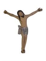 Carved Polychromed Wood Jesus