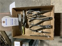 Pliers and Drill Bit Lot