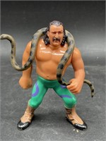 Jake The Snake Roberts w/Snake WWF Hasbro Figure