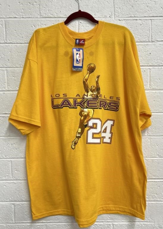 Kobe Bryant 24 Lakers NBA Shirt w/ Tags XXL