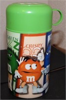 Green M&M Insulated Thermos ( A. Aronson)