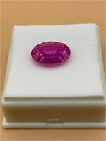 Lab Grown 7CT Pink Sapphire