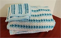 Bathroom Towel Set - 1 bath towel, 1 hand towels