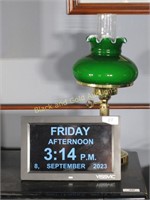 Digital Clock And Small Lamp