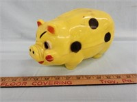 Vtg 1950'S Plastic Pig Piggy Bank
