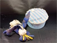 Handmade Box & Bunny Blue