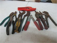 Lot of Plyers, Snips, & More