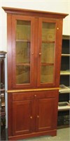 WOODEN CORNER CABINET