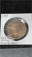 1919 George V One Penny Great Britain