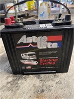 Marine / RV battery with plastic case