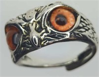 Owl ring size 8