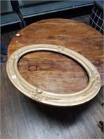 Ornate Oval Vtg. Photo Frame-No glass