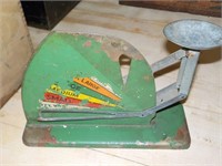 antique egg scale