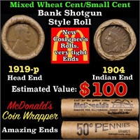 Small Cent Mixed Roll Orig Brandt McDonalds Wrappe