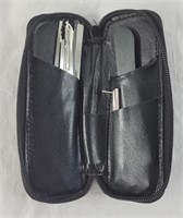 15 pc. Lock pick set with leather pouch