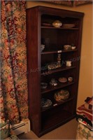 6 Shelf Wood Bookcase