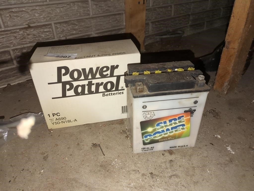 Power Patrol Batteries in original box & Sure