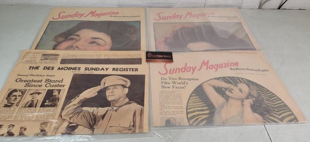 Des Moines Register Publications 1941 & 42