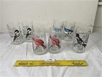 Vintage Anchor Hocking Bird Glasses
