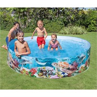 Intex 8` X 18`Deep Sea Blue SnapSet Kiddie Pool