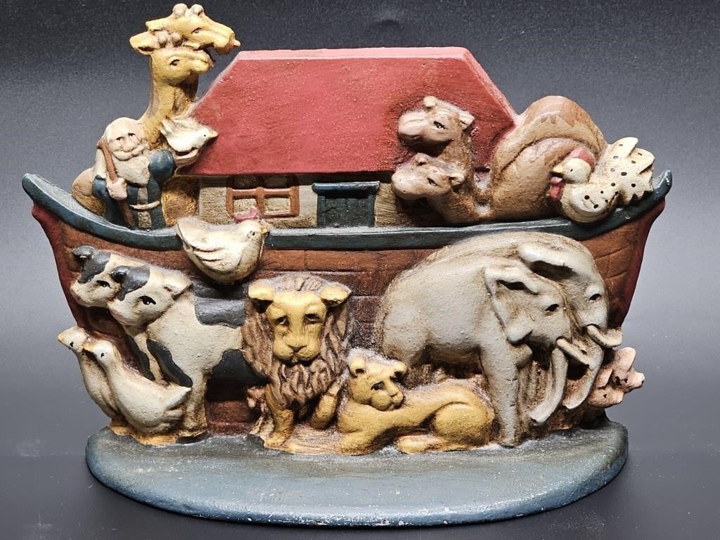 Iron Noah's Ark Doorstop from Midwest Importers