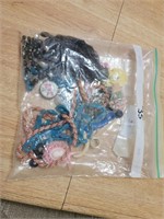 COSTUME JEWELRY IN LARGE BAG...MISC. MIXED