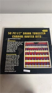 50 PC 1/2" Router Bits