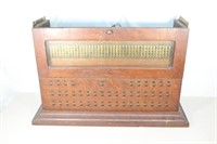 Antique telegraph switch board