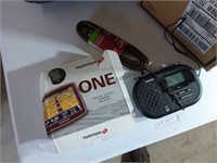 Weather radio and tom tom gps, and extension cord