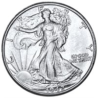 1942-S Walking Liberty Half Dollar UNCIRCULATED